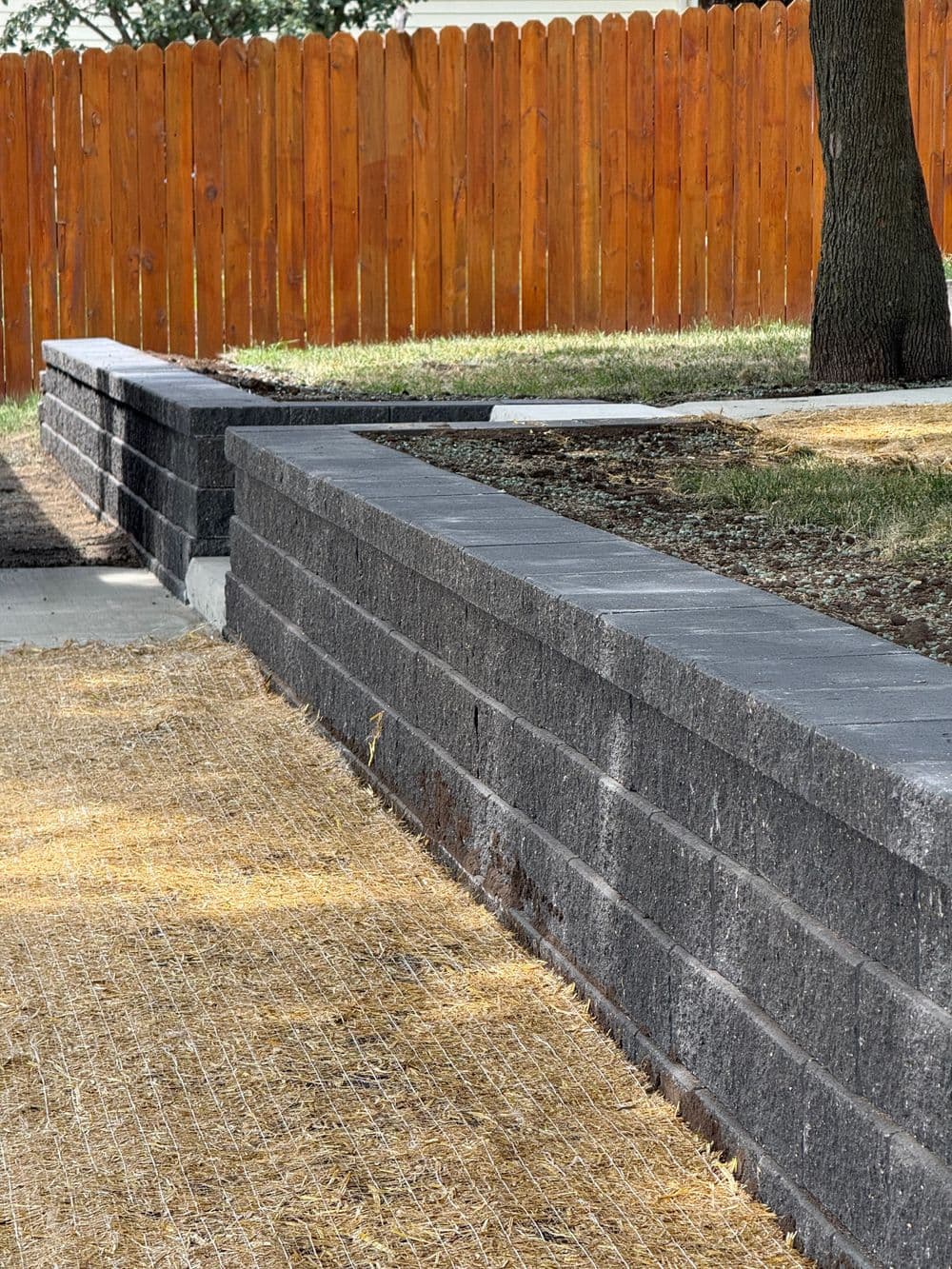 Gallery photos for Retaining Wall and Stone Step Install in Madelia MN: Image #1