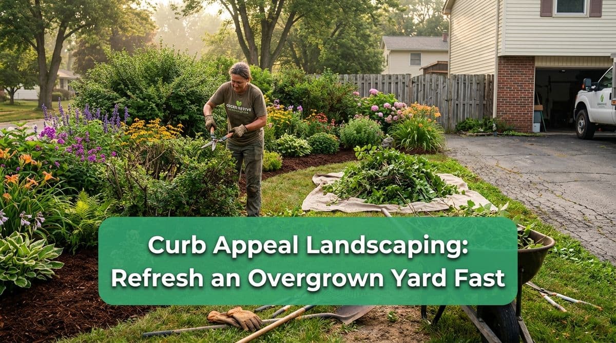 Curb Appeal Landscaping: Refresh an Overgrown Yard Fast image
